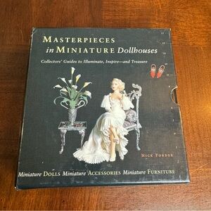 Masterpieces in Miniature Dollhouses by Nick Forder 3 Volumes Books Boxed Set